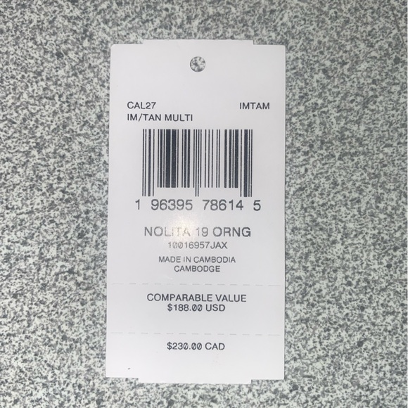 Coach Nolita 19 In Signature Canvas With Orange Print NWT - Picture 6 of 11